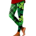 thumbnail image 1 of MKLEKYY Leggings deportivos para mujer, mallas con estampado del Día de San Patricio para mujer, mallas deportivas de control para yoga, mallas para mujer, 1 of 3