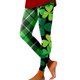 thumbnail image 1 of MKLEKYY Leggings deportivos para mujer, mallas con estampado del Día de San Patricio para mujer, mallas deportivas de control para yoga, mallas para mujer, 1 of 3