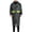 Army Green, variant on Mens Big and Tall Hooded Rain Poncho Waterproof Zipper Raincoat Lightweight Raincoat with Reflective Strips