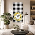 thumbnail image 2 of Canvas Wall Art, Farmhouse Lemon Framed Canvas Prints for Hallway Bedroom, Bless Home Summer Black Buffalo Plaid Oversized Gallery Wrapped Wall Decor for Home Office, Gifts, 24"x48" Ship Next Day, 2 of 9