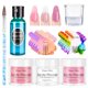 thumbnail image 1 of Kit profesional para uñas con efecto cristal MT33, incluye polvo, líquido y herramientas esenciales para manicura duradera y brillante, ideal para uso en casa o salón., 1 of 7