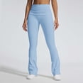 thumbnail image 2 of MKLEKYY Leggings deportivos mujer Pantalones de yoga para mujer Leggings acampanados para correr Fitness y ropa deportiva versátil y cómoda para uso diario, 2 of 5