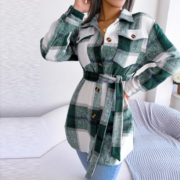Puntoco Moda Mujer Otoño Invierno Casual Cómodo Tops de manga larga Chaqueta Outwear tops Rollbacks Puntoco Puntoco-3828