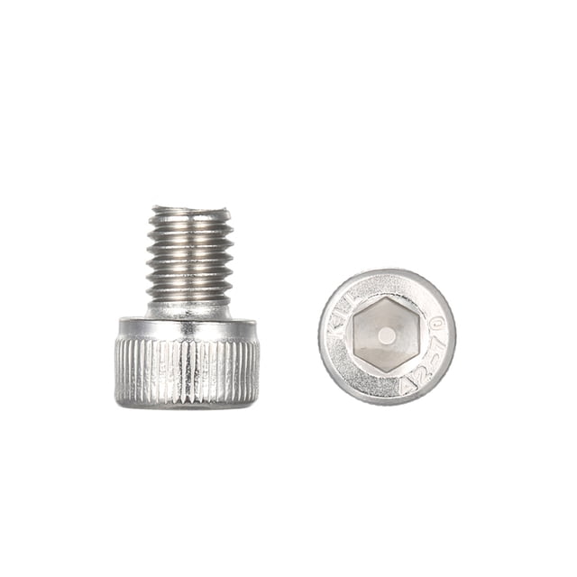 M8 DIN912-A2 Tornillo Allen Tornillos hexagonales Tornillos hexagonales Tornillo hexagonal M8 * 10 MABOTO Tornillo