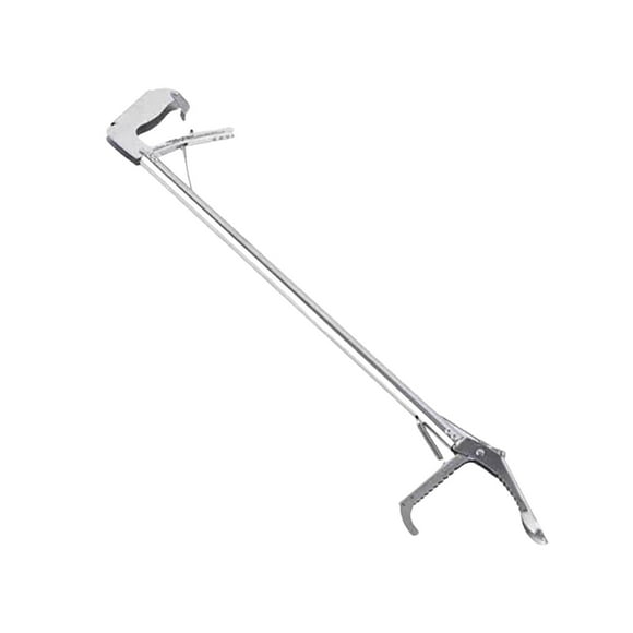 Snake Catcher Reptile Grabber Anti- Slip Fish Catcher Plegable Acero inoxidable Multipropósito Serpiente Pinzas Serpiente Clip Herramienta Du 75cm Salvador abrazadera de acero inoxidable