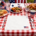 thumbnail image 7 of Antqov 4th of July Placemats Patriotic US Flag Paper Place Mats Independence Day Stars Stripes Paper Table Mats for Kitchen Dinner Table Home Supplies, 7 of 7