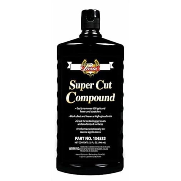 Presta Super Cut Compound Buffing Wool 1 qt, Fine Grit 600