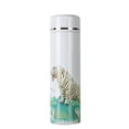 thumbnail image 5 of Insulated Coffee Tea Travel Thermos Mug Water Bottle with Removable Strainer and Temperature Featuring Chinese Art Design - 16.9 fl oz (White Tiger), 5 of 5