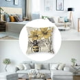 thumbnail image 6 of Set of 2, bee flowers Home Decor, Double-Sided Print Machine Washable Home Furnishing, 6 of 8