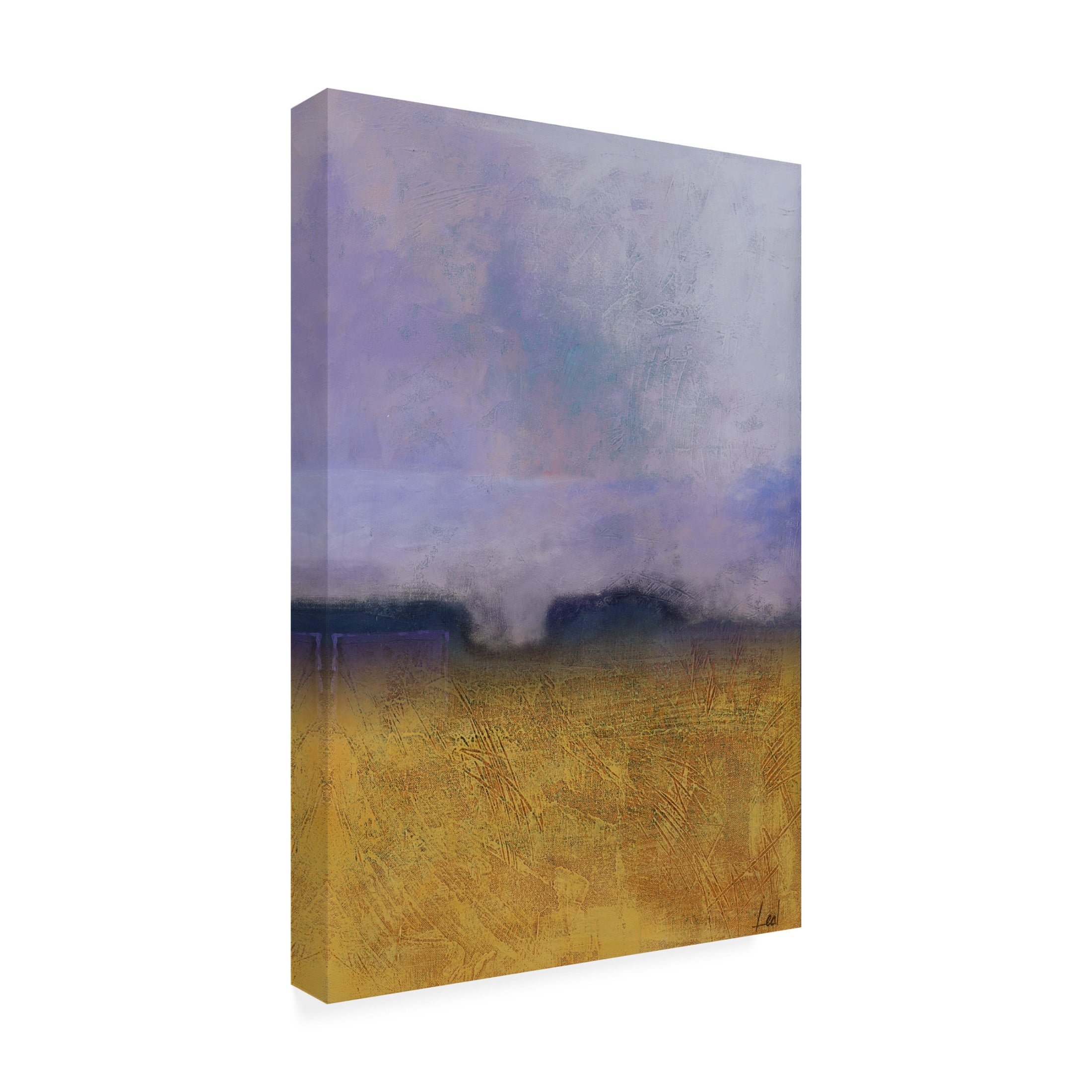 Canvas Wall Art - Pablo Esteban 'Horizon Haze 1' Wall Art for Living Room, Bedroom, or Office Décor by Trademark Fine Art - 12 x 19 Inches