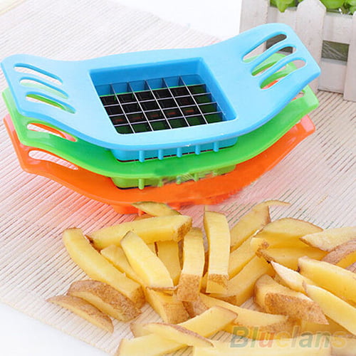 HASHONE Plastic French Fry Chipser, Potato Chipser/Potato Slicer Vegetable  & Fruit Chopper