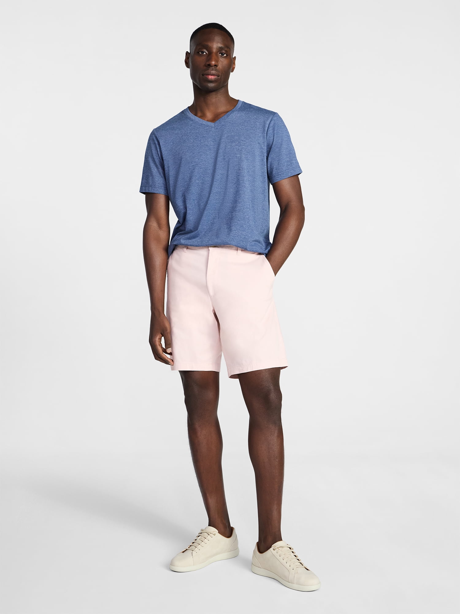 George Men's & Big Men's Relaxed Fit Short Sleeve V-Neck Tee, Sizes S-3XL