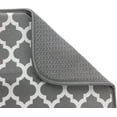 thumbnail image 2 of Reversible XL Microfiber Dish Drying Mat for Kitchen, 18 Inch x 24 Inch, White Trellis, 2 of 6
