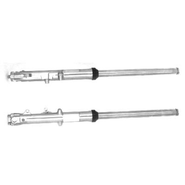 35mm Fork Tube Assembly with Chrome Sliders Dual Disc,for Harley