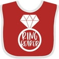 thumbnail image 3 of Inktastic Ring Bearer Wedding Party Boys or Girls Baby Bib, 3 of 4