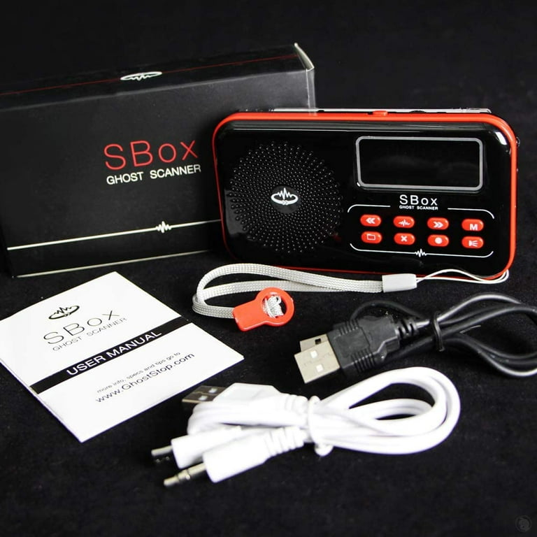 SBox Spirit Box EVP Recorder with Built-in Flashlight 
