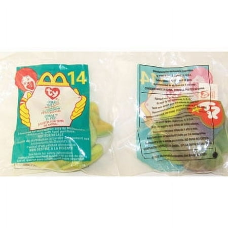 TY McDonald s Teenie Beanie - #14 CORAL the Fish (2000) (4.5 inch) price history on PriceWatchPro
