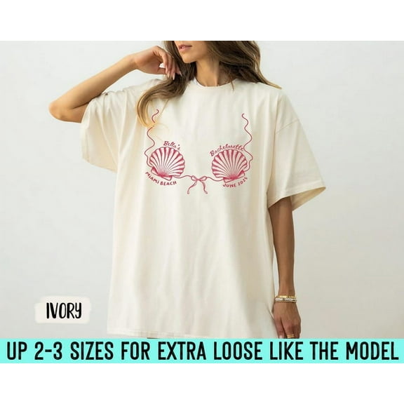 Seashell Bachelorette Shirt, Beach Bachelorette Party Matching Shirt, Last Toast on The Coast, Doodle Seashells Bikini Mermaid Bach Tee