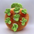 thumbnail image 2 of Juguetes de peluche para tirar de rábanos, muñeco masticable para mascotas, huerto de frutas y verduras, recolección de setas, educación temprana para niños, rábano naranja amoroso, 2 of 2