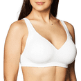 thumbnail image 2 of Women's Warner's RA2231A No Side Effects Wirefree Contour Bra (White L), 2 of 4