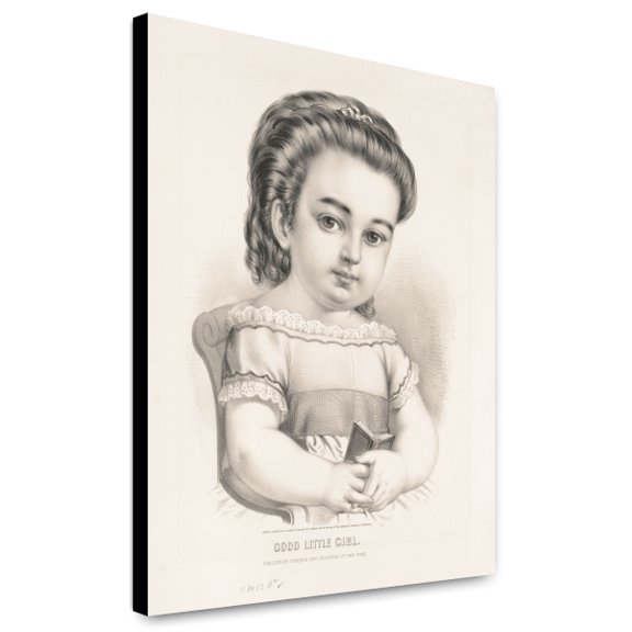Canvas Print: Good Little Girl, 1871