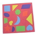 thumbnail image 2 of Rompecabezas geométrico de espuma con formas, juguete de aprendizaje colorido, educación temprana para aula de jardín de infantes, preescolar, sala de, 2 of 10