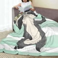 thumbnail image 6 of Sikiie Cute Raccoon Ultra-Soft Micro flannel Blanket Luxury All Seasons Warm Blanket for Bedding Sofa and Travel (4 sizes)-60"x50", 6 of 7