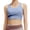 Blue, variant on Sports Jelly Bras for Women Longline Medium Impact Padded Workout Yoga Gym Crop Tank Underwear Strapless Bra
