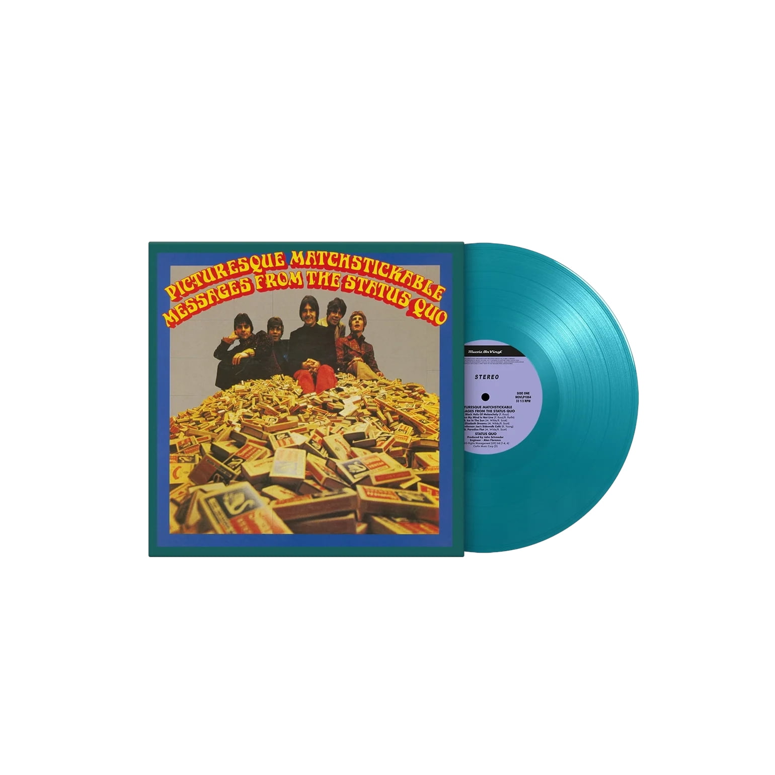 Status Quo - Picturesque Matchstickable Messages From The Status Quo - Limited 180-Gram Turquoise Colored Vinyl - Music & Performance