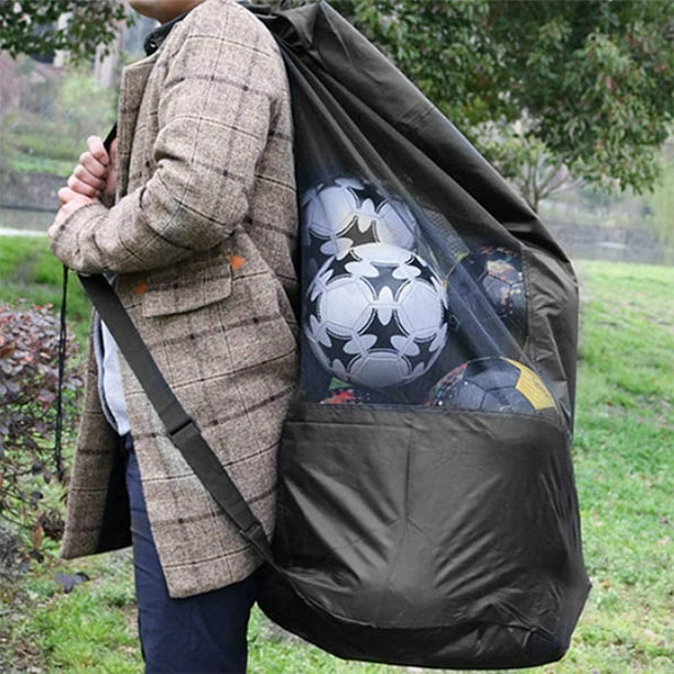 Drawstring Sports Ball Bag Football Mesh Bag Basketball Backpack