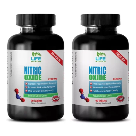 Super Muscle Growth - Nitric Oxide Pump 3150mg Plus - Male Stamina Booster 2B