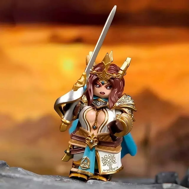 Table Ronde Médiévale Chevaliers Anime Sir Kay/Gaheris/la Reine Figurine d'Action Collection Modèle Poupée Jouet Cadeau