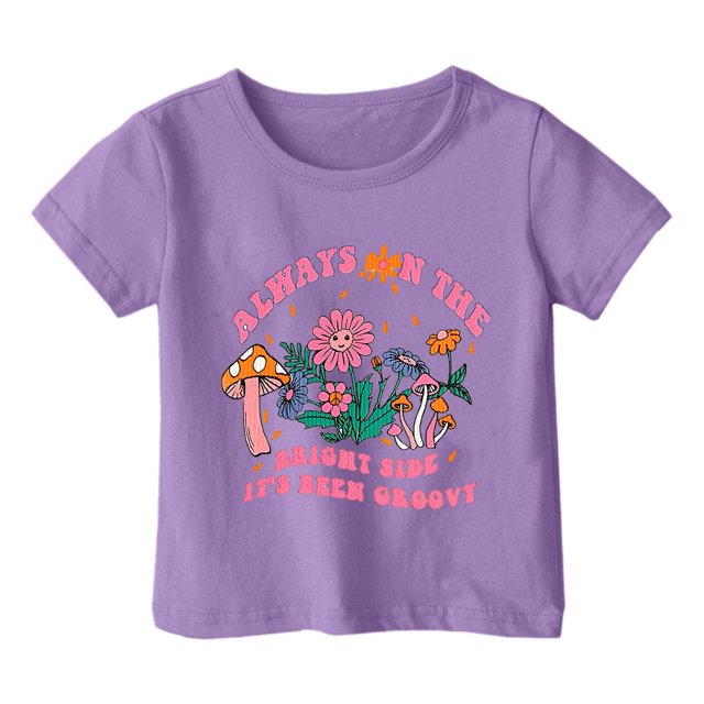 TZEWGL T-Shirts pour Infnat Imprimé Graphique Col Rond Manches Courtes Amples Vêtements pour Infants Taille 8-9T