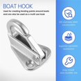 thumbnail image 5 of Marine Boat Fender Hooks Stainless Steel Spring Snap Type Fender Fending Hook Hanger 1 Pcs, 5 of 5