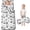 Basketball and Heart White Pattern, variant on Basketball and Fire Black Pattern Teens Toddler Nap Mat with Pillow, Sleeping Mat Bag for Preschool Daycare 59"x22"