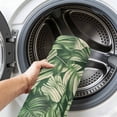 thumbnail image 6 of Hallway Runner Rug 2'x6', Tropical Leaves Kitchen Runner Rugs Non-Slip Carpet Mats, Watercolor Retro Country Summer Leaf Bedside Rugs Runners Washable Floor Carpet for Bathroom Laundry Room, 6 of 8