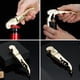 thumbnail image 3 of Sacacorchos de camarero con doble bisagra, abridor de botellas de vino negro mate con cortador de papel de aluminio, 3 of 5
