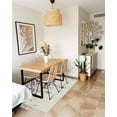 thumbnail image 4 of Purple Eucalyptus Leaves Bath Rug 2x3ft Woven Bathroom Entryway Runner Rug,Watercolor Spring Botanical Washable Living Room Hallway Bedroom Kitchen Carpet with Tassels,Indoor Outdoor Throw Doormat, 4 of 5