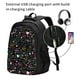 thumbnail image 2 of Disketp I love you Mom Mochila de Viaje Estampada para Laptop con Puerto de Carga USB, Mochila Impermeable para Computadora – Regalo para Hombres y Mujeres, 2 of 7