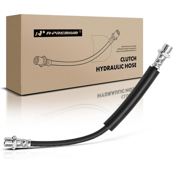 A-Premium Clutch Hydraulic Hose Line Compatible with Toyota Camry 2002-2006, RAV4 2001-2005, Corolla Matrix 2003-2008, Echo 2000-2005, Solara & Scion xA xB & Pontiac Vibe, Replace# 9094702D12