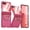 Rose red, variant on Oupeigar for Samsung Galaxy Z Flip 7 Phone Case,with Ring Holder [Screen Protector]Translucent Matte Shockproof Protective Phone Case-Rose Red