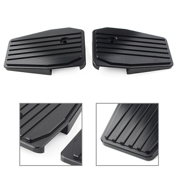 CNC Folding Foot Pegs Rest Pedal Pad Fit for Honda Rebel 500 CMX500 CMX300 Black