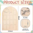 thumbnail image 2 of Pizarra fotográfica Kritkin My First Year Baby Birthday, 48 x 28 cm, madera, 2 of 6