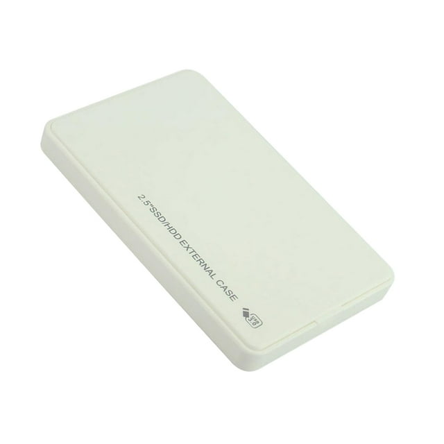 Estuche para disco duro externo USB 3.0, carcasa para HDD, portátil, Plug and Play, USB blanco