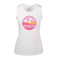 thumbnail image 2 of Women's Levelwear White Pittsburgh Pirates Macy Spring Training Badge Bold Tank Top, 2 of 3