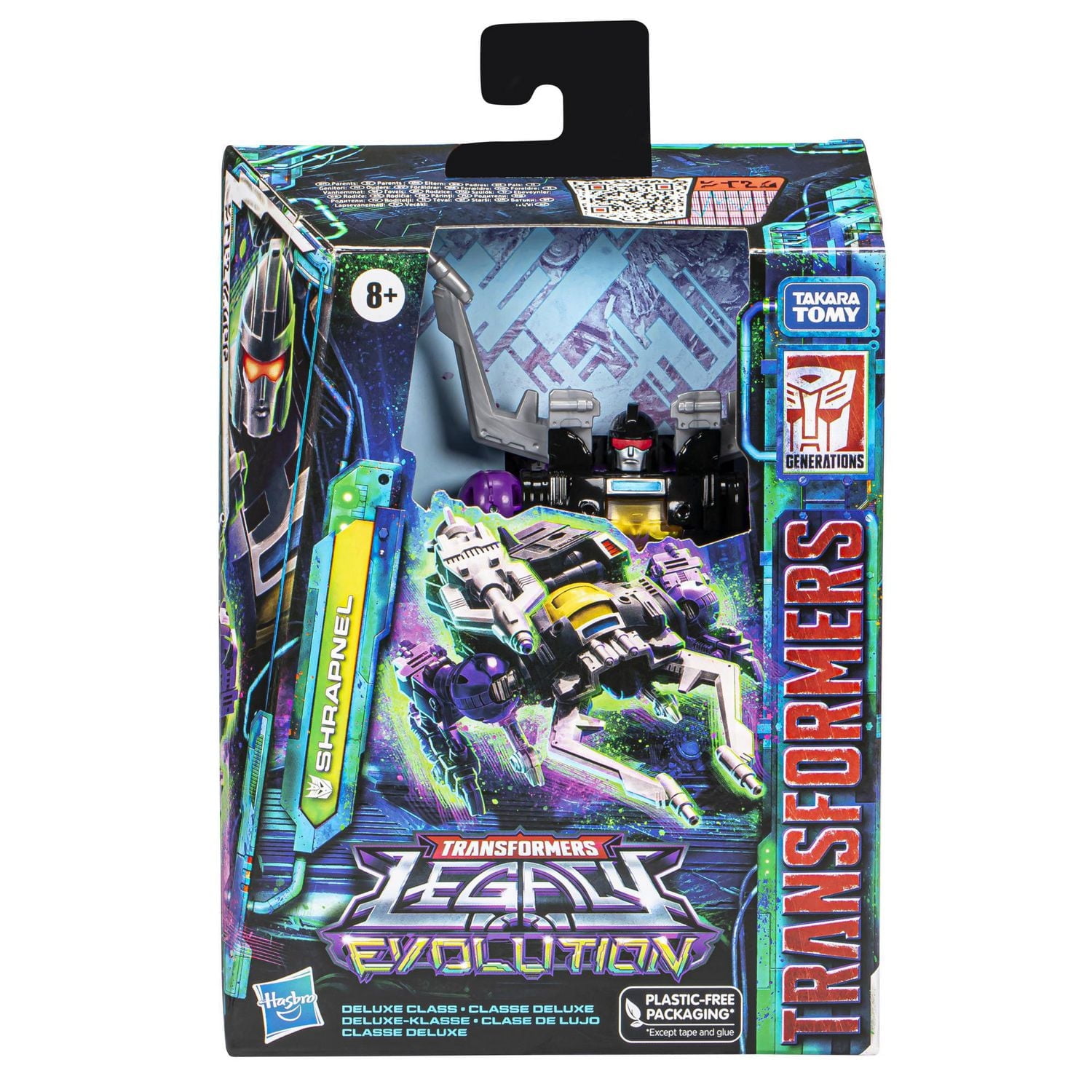 Transformers Toys Legacy Evolution Deluxe Shrapnel Toy, 5.5-inch, Action Figure For Boys And Girls Ages 8 And Up