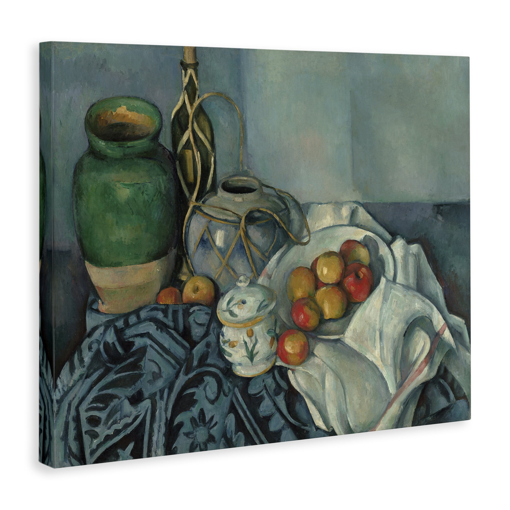 Stupell Industries Classic Cezanne Apples Still Life Food & Beverage Painting Wrapped Canvas Art Print Wall Art, 40 x 30
