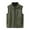 Army Green, variant on ameIAEA Boys Girls Fleece Vest Kids Zipper Sleeveless Jacket Waistcoat Fall Winter Warm Outerwear with Pockets