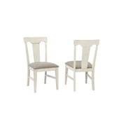 ECI Furniture Choices Panel Back with Upholstered Seat, Side Chair (Set Of 2)