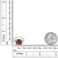 thumbnail image 4 of Gem Stone King 3.79 Ct Cushion Red Tiger Eye 925 Sterling Silver Ring, 4 of 4